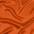Stretch Silk Charmeuse - Burnt Orange - Premium Collection