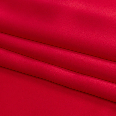 Stretch Silk Charmeuse - Red - Premium Collection
