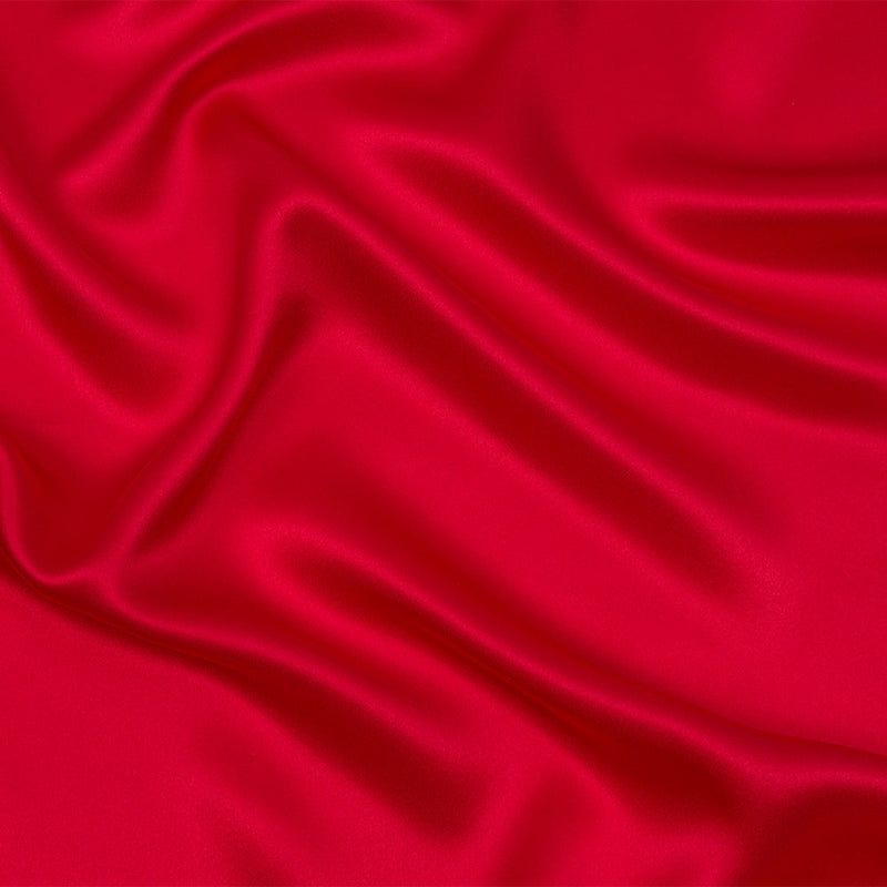 Stretch Silk Charmeuse - Red - Premium Collection