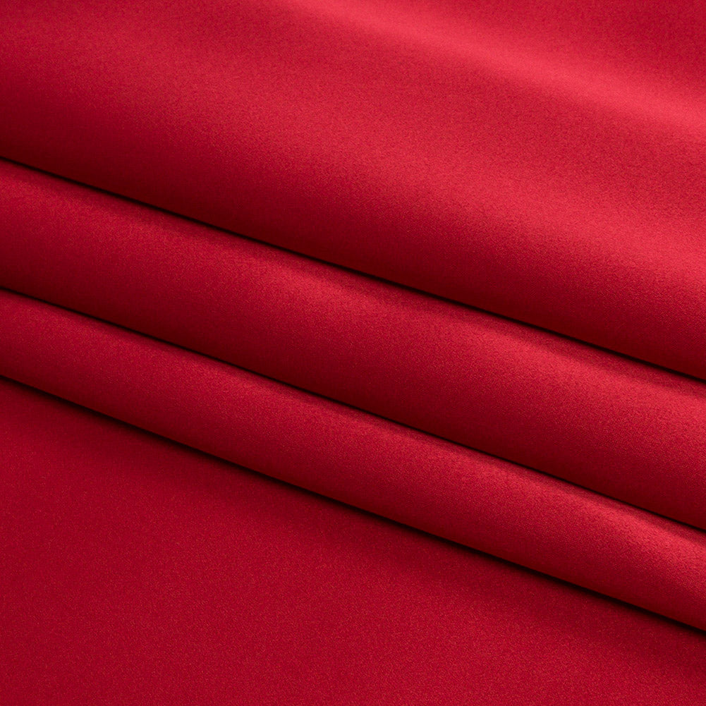 Stretch Silk Charmeuse - Tango Red - Premium Collection