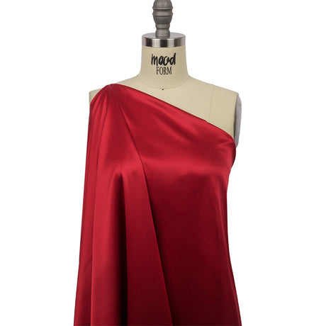 Stretch Silk Charmeuse - Tango Red - Premium Collection