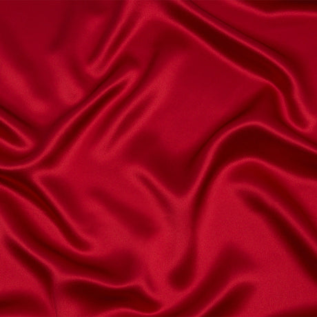 Stretch Silk Charmeuse - Tango Red - Premium Collection