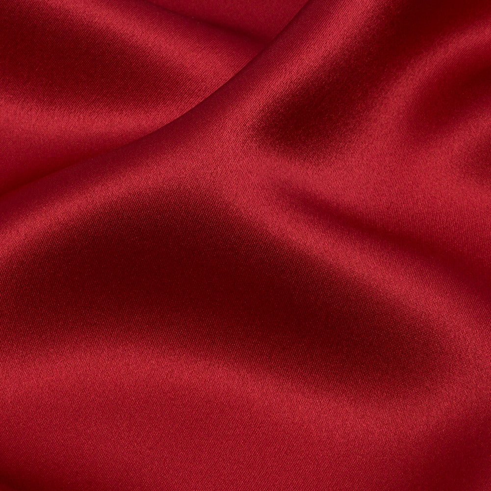 Stretch Silk Charmeuse - Brick - Premium Collection