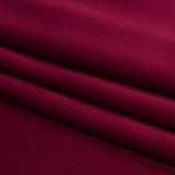 Stretch Silk Charmeuse - Maroon - Premium Collection
