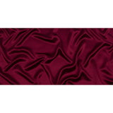 Stretch Silk Charmeuse - Maroon - Premium Collection
