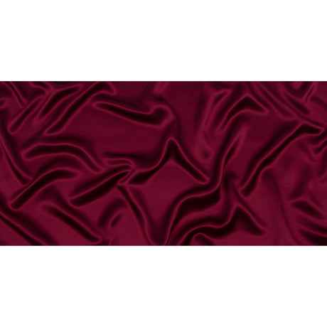 Stretch Silk Charmeuse - Maroon - Premium Collection