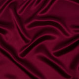 Stretch Silk Charmeuse - Maroon - Premium Collection