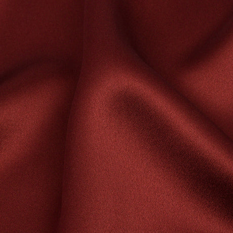 Stretch Silk Charmeuse - Mahogany - Premium Collection