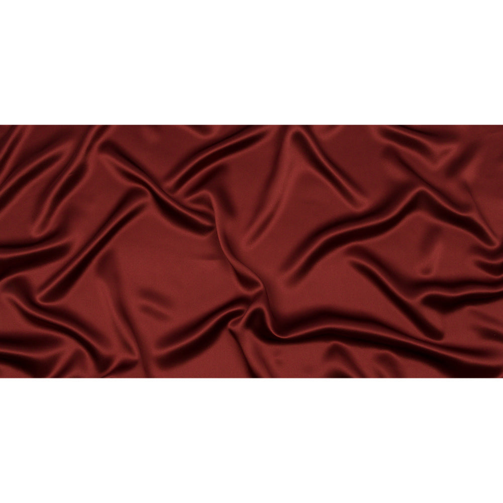 Stretch Silk Charmeuse - Mahogany - Premium Collection