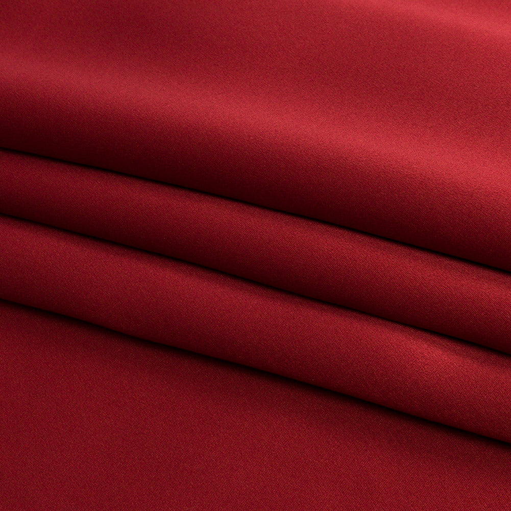 Stretch Silk Charmeuse - Rust - Premium Collection