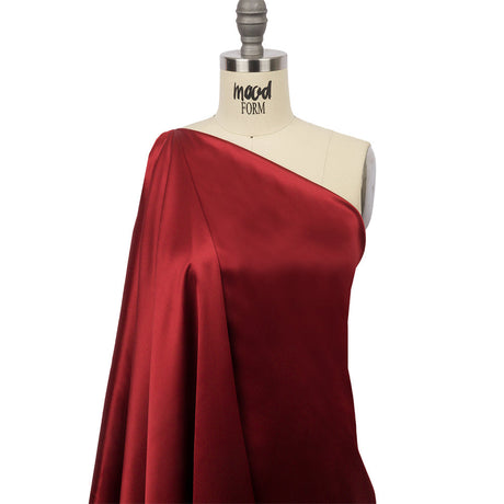 Stretch Silk Charmeuse - Rust - Premium Collection