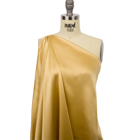 Stretch Silk Charmeuse - Gold - Premium Collection