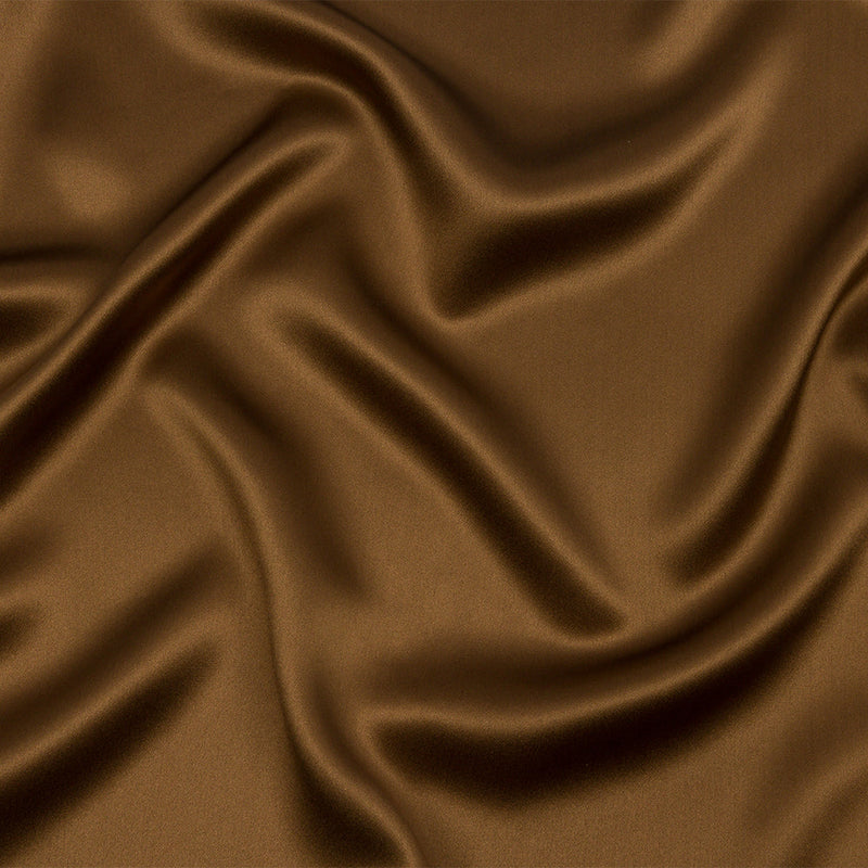 Stretch Silk Charmeuse - Dark Olive - Premium Collection