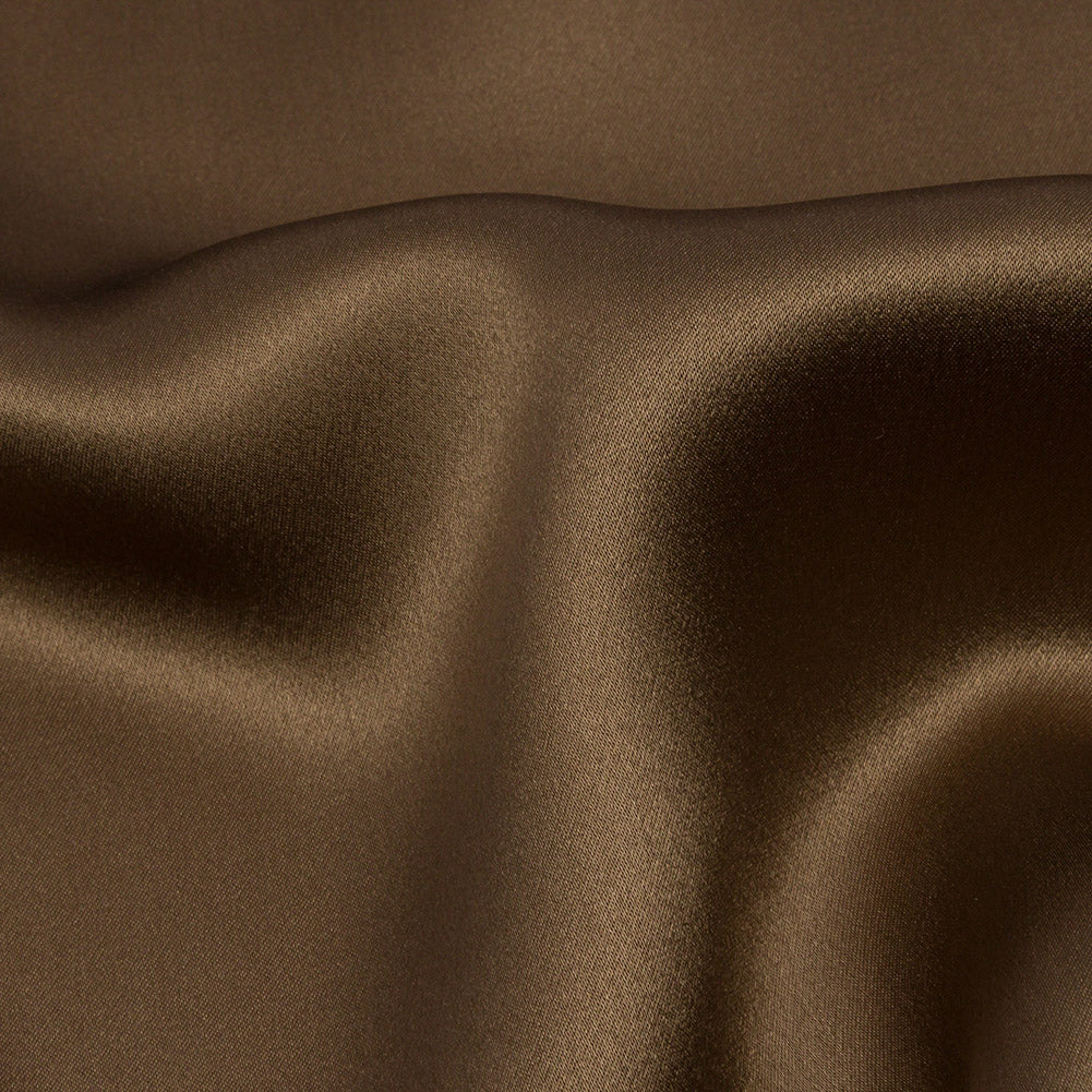 Stretch Silk Charmeuse - Capers - Premium Collection
