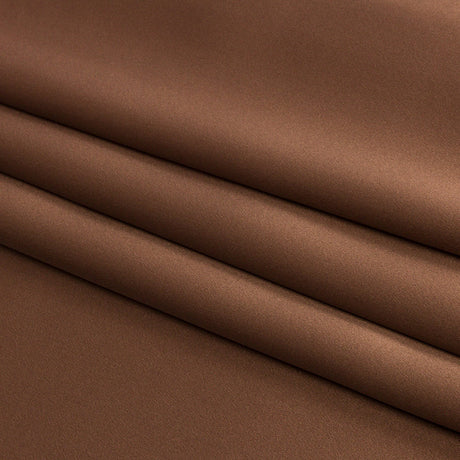 Stretch Silk Charmeuse - Light Brown - Premium Collection