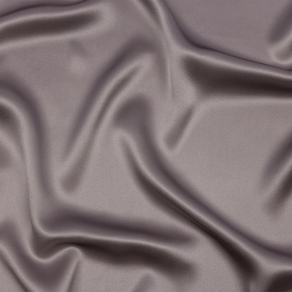 Stretch Silk Charmeuse - Silver - Premium Collection