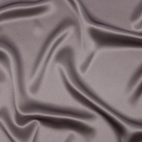 Stretch Silk Charmeuse - Silver - Premium Collection