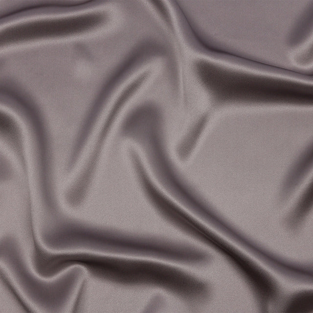 Stretch Silk Charmeuse - Silver - Premium Collection