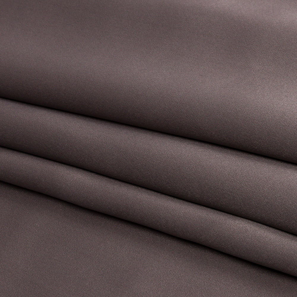 Stretch Silk Charmeuse - Dark Silver - Premium Collection