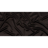 Stretch Silk Charmeuse - Deep Charcoal - Premium Collection