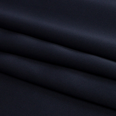Stretch Silk Charmeuse - Midnight - Premium Collection