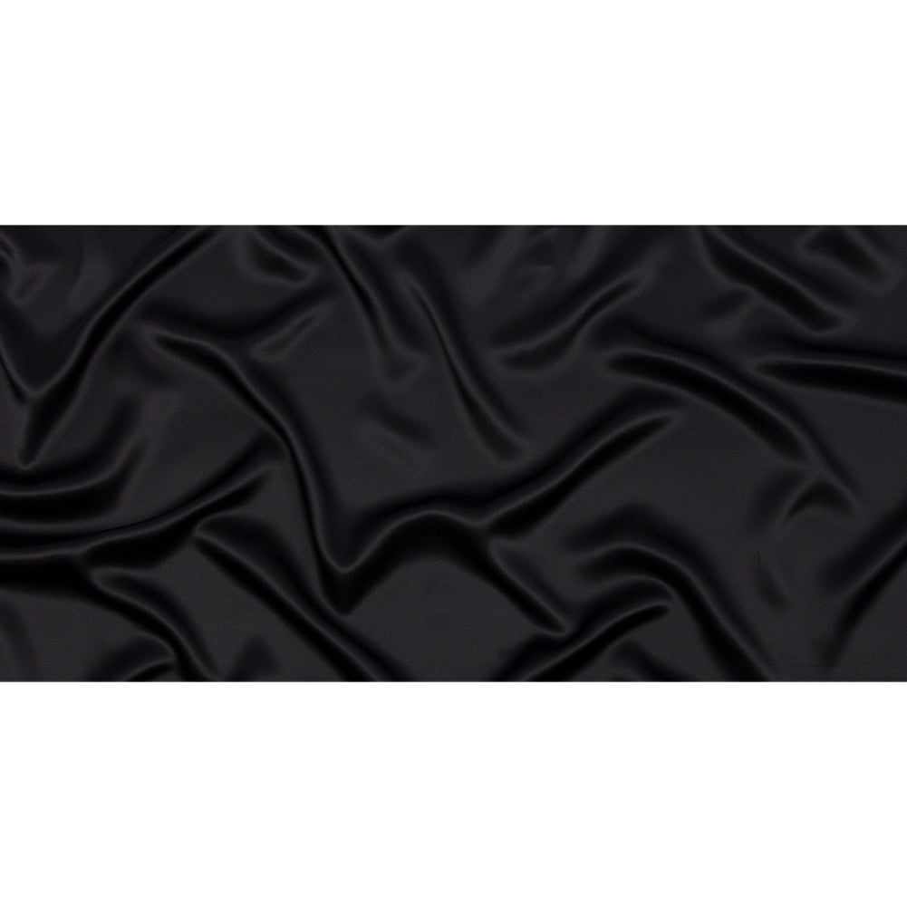Stretch Silk Charmeuse - Black - Premium Collection