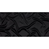 Stretch Silk Charmeuse - Black - Premium Collection