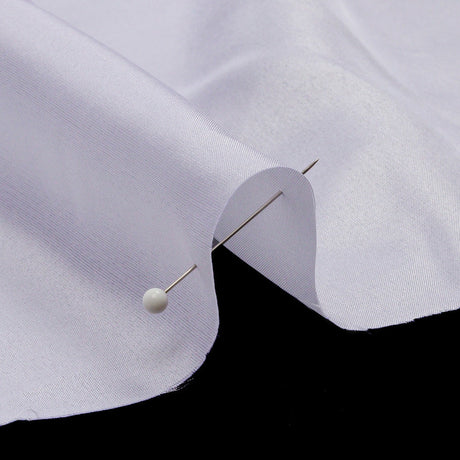 China Silk/Silk Habotai - Bright White - Premium Collection