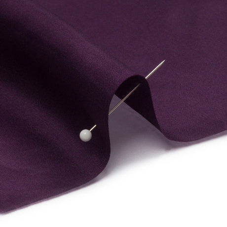 China Silk/Silk Habotai - Blackberry - Premium Collection