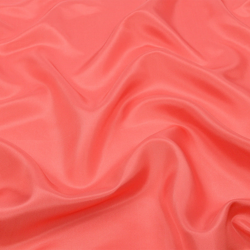 China Silk/Silk Habotai - Coral - Premium Collection