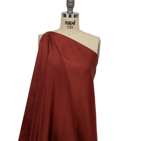 China Silk/Silk Habotai - Mahogany - Premium Collection