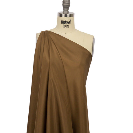 China Silk/Silk Habotai - Dark Olive - Premium Collection