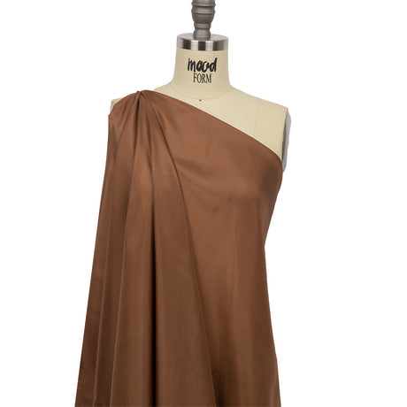 China Silk/Silk Habotai - Light Brown - Premium Collection