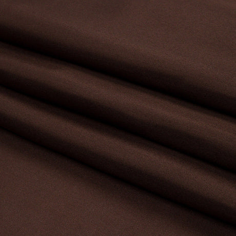 China Silk/Silk Habotai - Dark Brown - Premium Collection
