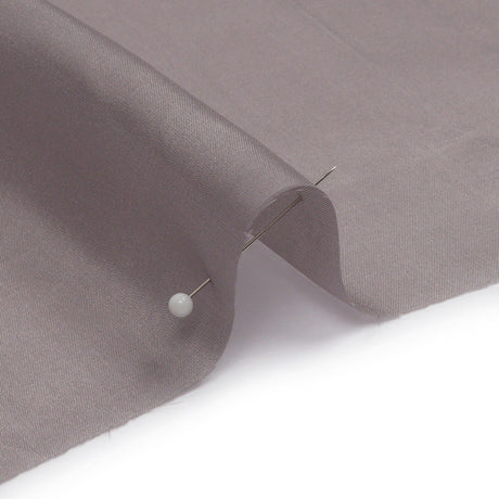China Silk/Silk Habotai - Silver - Premium Collection