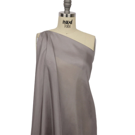 China Silk/Silk Habotai - Silver - Premium Collection