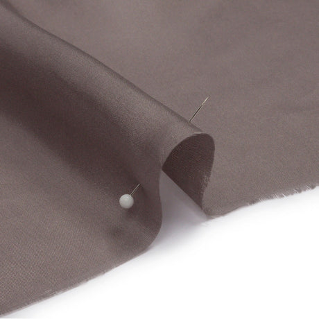 China Silk/Silk Habotai - Dark Silver - Premium Collection