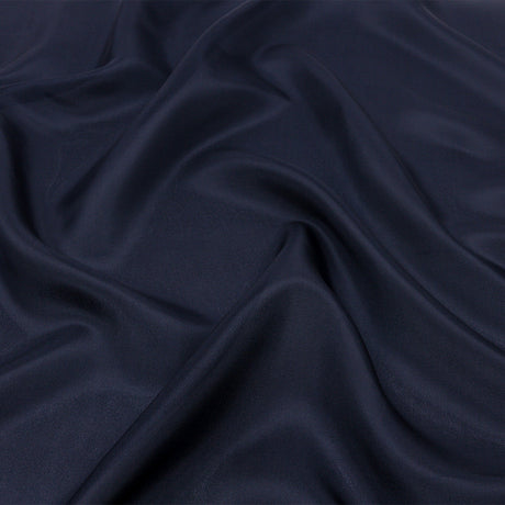 China Silk/Silk Habotai - Navy - Premium Collection