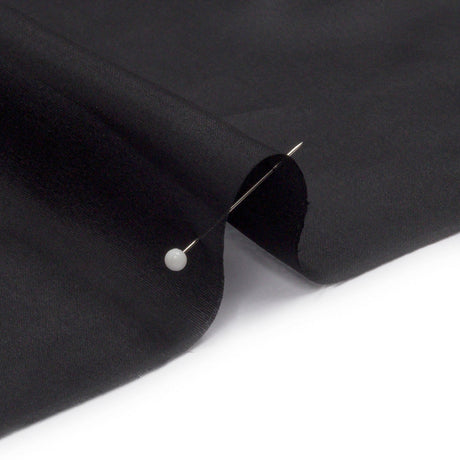 China Silk/Silk Habotai - Black - Premium Collection