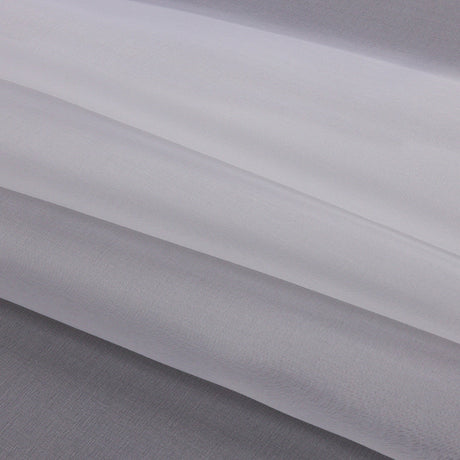 Silk Organza 44" - Bright White - Premium Collection