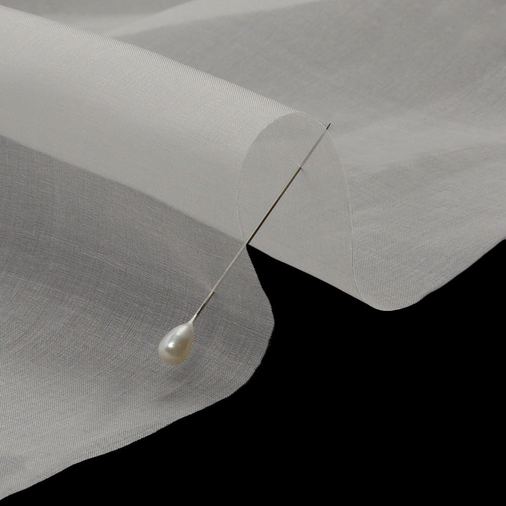 Silk Organza 44" - Whisper White - Premium Collection