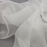 Silk Organza 44" - Whisper White - Premium Collection