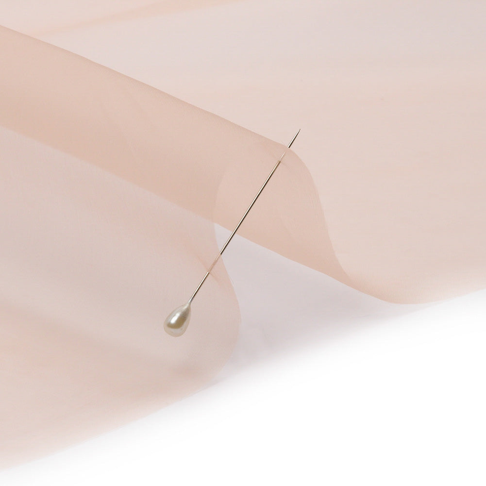 Silk Organza 44" - Pale Blush - Premium Collection