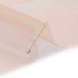 Silk Organza 44" - Pale Blush - Premium Collection