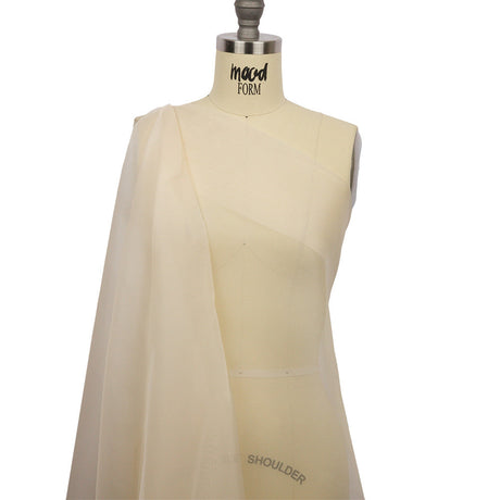 Silk Organza 44" - Cream Pink - Premium Collection