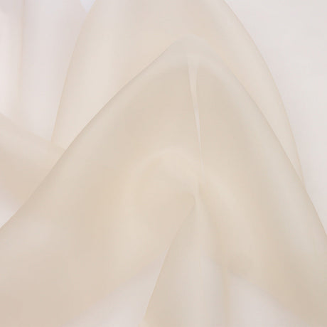 Silk Organza 44" - Cream Pink - Premium Collection