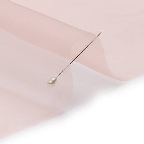 Silk Organza 44" - Veiled Rose - Premium Collection