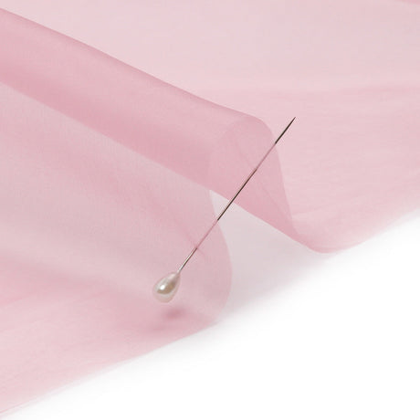 Silk Organza 44" - Polignac Pink - Premium Collection