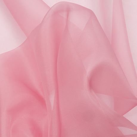 Silk Organza 44" - Polignac Pink - Premium Collection