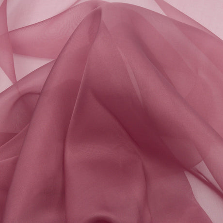 Silk Organza 44" - Crushed Berry - Premium Collection